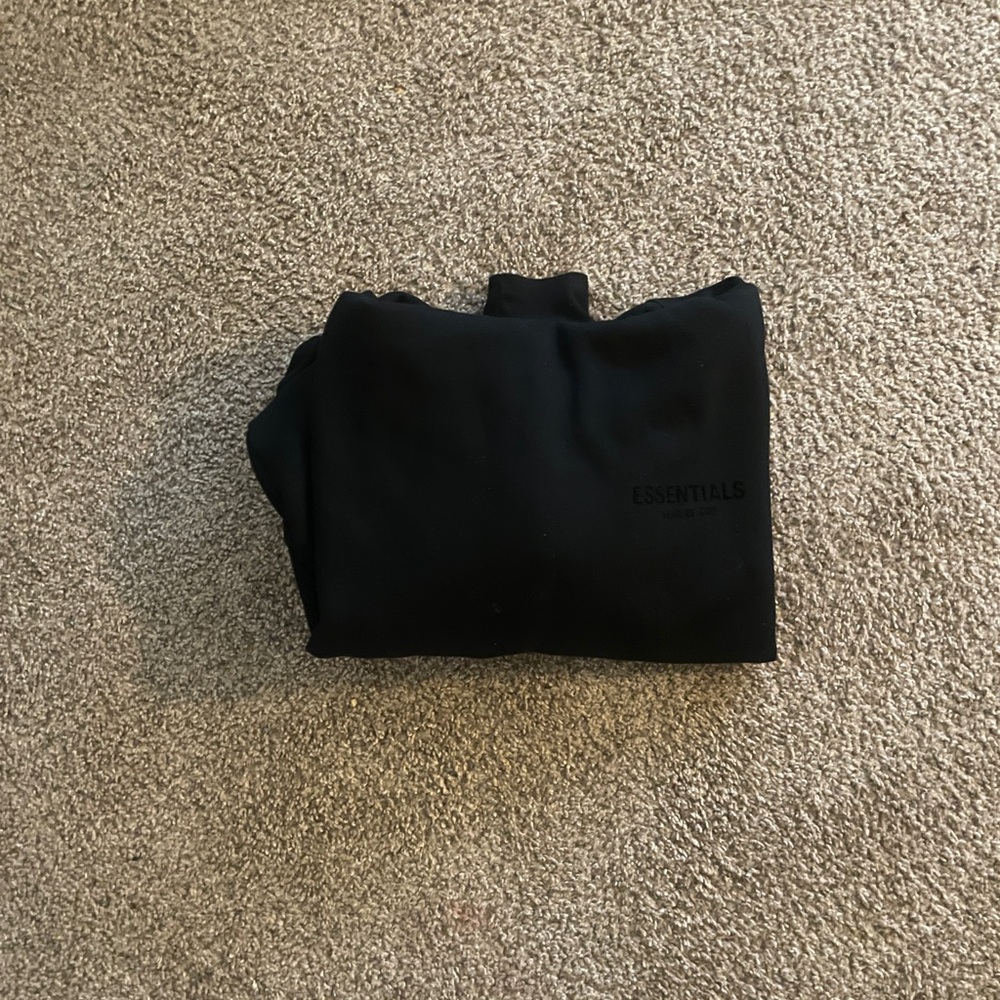 Essentials Black Hoodie